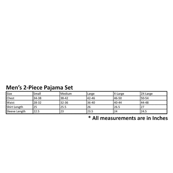 Men's red & white pj size Large - Picture 2 of 2